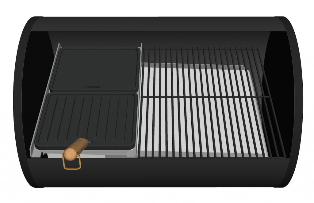 BBQ hotplate kit front view