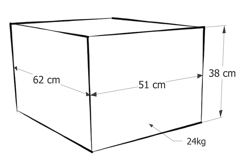 ZG 200A Mini Box Dimensions