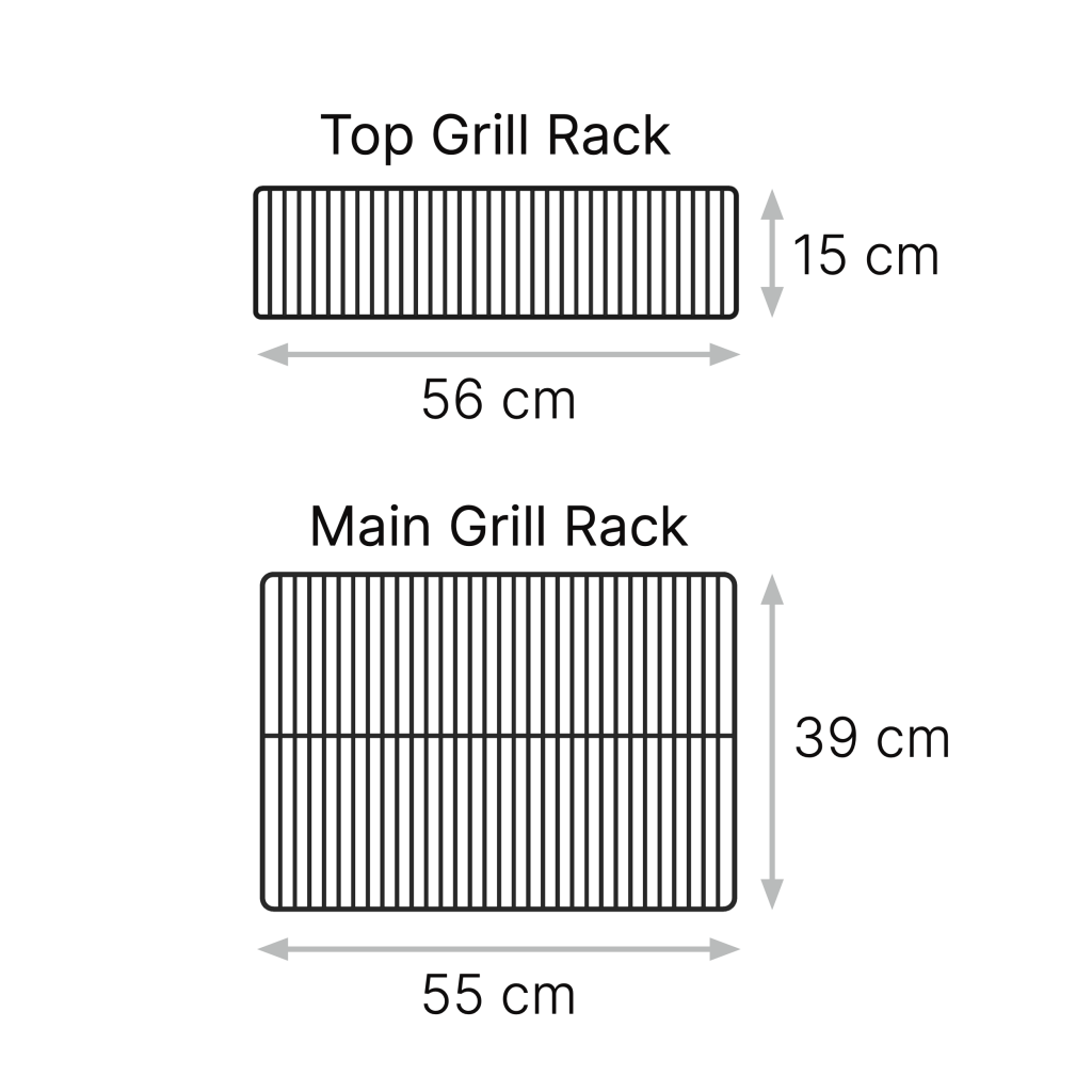 450A Grill Rack Dimensions