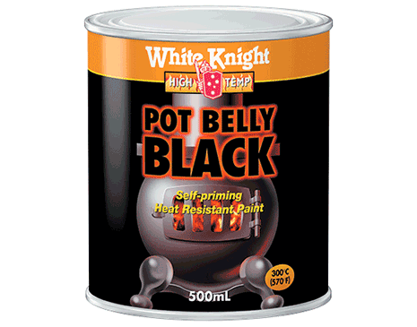 Pot belly black paint